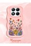 Redmi Note 14 Pro 4g Compatible Case Camera Protector Pink Silicone Couple Phone Case Floral Pattern - 2