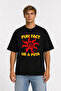 Unisex Women's Men's Fun Fact Ur a Puta Front Printed Oversized Thick Fabric Relaxed Fit T-Shirt - 2