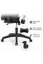 Gaming Chair Computer Chair, Flannelette Fabric Game Chair with Head Pillow and Waist Pillow, Ergonomic Computer Chair with Footrest - 4