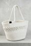 Wave Motif Rope Knitted Shoulder Bag - Special Design Women's Shoulder Bag - 4