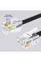 RJ9/RJ22 4C 1.5 Meter Spring Type Telephone Cord Cable-Black - 4