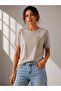 Oversize Women's T-Shirt with Hanging Star Accessory