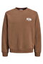 Men's Chest Printed Crew Neck Sweatshirt - Aero