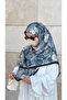 وشاح قطني بنمط غونكا - أنثراسايت - 8