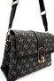 Smoked - Black Monogram Women's Crossbody Bag Sp1287 - 6