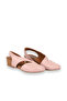 Dried Rose Leather Women's Heeled Sandals - 2