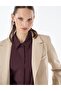Single Button Basic Jacket Stone - 8