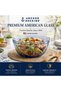 4 Quart Mixing Bowl Coastal Blue Glass Bowl for Baking, Mixing, Food Prep & Serving, Microwave, Oven and Freezer Made in USA, 15150 (Coastal Blue, 4QT / 3.8L) - 4