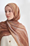 Organic Touch Viscose Blend Patterned Shawl - Camel
