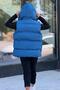 Boy's Printed Detachable Hooded Puffer Vest 3017 - 6