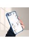 iPhone 7/8/Se 2020 2022 Compatible Transparent Four Corner Silicone Coated Glossy Edge Case - 5