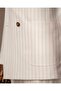 Slim Fit Men's Double-Breasted Bag Pocket Jacket Pants Suit Ecru T20109-05 - 6