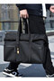 Casual Fitness Travel Bag for Men Waterproof PU Fabric Scratch Resistant Large Capacity Sports Bag w