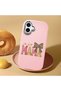 Pink Silicone Case with Shock-Absorbing Camera Protections Compatible with iPhone 16 Plus - 2
