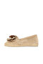 Tan Light Suede Women's Espadrille Sandals - 4