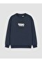 Lcw Kids Navy Blue Brawl Stars Printed Boys' Sweatshirt