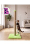 70 cm Green Cat Scratching Board - Jute Rope Cat Scratcher with Sturdy Base