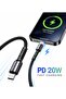 TYPE C TO LIGTNING CABLE NYLONE 20W PD CABLE - 2