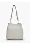Monogram Embossed Shoulder Bag with Metallic Accent - 2