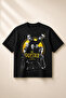 The Prestige Printed Oversize Boxy Cut Unisex 100% Cotton Tshirt (190 Gsm)