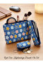 Multi-Purpose 3-Piece Travel and Stationery Set (Bag, Pen Holder & Mini Wallet)