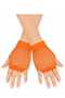 Kpop Demon Huntrix Somon - Orange Color Shorts Skirt - Blouse Bustier - Orange Fishnet Gloves - Lilac Babble Hair - Face Stone Set - Kpop High Heel Shoes Set - 8