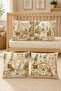Baby Animals Patterned 4-Piece Child and Baby Pillow Cover Set with Crib - 2