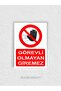Unauthorised Entry Warning Warning Sign A4 A2 40X60 cm