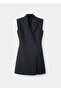 Pinstriped lapel dress - 3