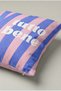 Pink and Blue Striped Throw Pillow Cover with "Tutto Bene" Inscription 197 – Tutto Bene Stripe Design 40 X 40 Cm. - 3