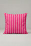 Fuchsia Pink Vertical Striped Cushion Cover 144 – Bold Pink Stripe Design 45X45 cm