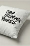 Stop Stopping Yourself Written Cushion Cover 333 – Move Forward Design 45X45 cm - 3
