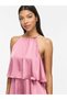 Rochie scurtă VIMINE cu guler halter - 6