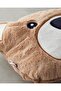 Happy Bear Plush Baby Decorative Throw Pillow 35X26 cm Brown - 2
