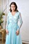 Light Pastel Blue Moroccan Kaftan – ELM M 667 - 5