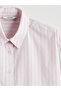 Xside Pink Striped Poplin Women's Shirt - 5