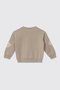 Baby Boy Crew Neck Beige Sweatshirt - 2
