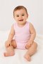 100% Cotton Baby Strap Bodysuit Set 100% Cotton Sleeveless Snap Fastener Bodysuit Baby Bodysuit 2-Piece 3-Piece Unisex Bodysuit Sets - 3