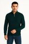 Selanik Knitted Men's Casual Elegance Khaki –, Stand-Up Collar, Cotton Woven, Regular Fit Long Sleeve Winter m - 2