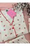 3-Piece Women's Cherry Patterned V-Neck Pajama Set Moony - 2