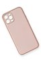Aconcept iPhone 12 Pro Case Coco Leather Silicone Cover (113648) - Pink - 3