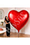 Giant Heart Foil Balloon Red 60 Inc - 4