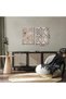 William Morris Vintage Floral 2 Piece Gallery Wrapped Canvas Wall Art | 2x 30x40cm 12x16 inch | Antique Botanical Pattern Diptych - 3