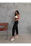 Blueva Black Women's Mom Jeans Fit High Waist Narrow Leg Denim Trousers Daily Wear (New Season)(2026) - 2
