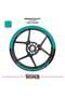 Cfmoto 250Sr Wheel Rim Strip – Half Rim Covering & 250Sr Lettering Sticker Set