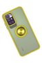 Aconcept Redmi 10 2022 Case Montreal Silicone Cover with Ring (205939) - Yellow - 3