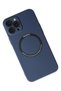 Aconcept iPhone 12 Pro Case Jack Magneticsafe Lens Silicone (210203) - Navy Blue - 3
