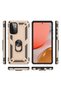 Aconcept Galaxy A72 Case Sofia Ring Silicone Cover (11603) - Gold - 3