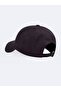 Black Embroidered Basic Hat - 2