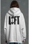 Lift Fitness Gym Bodybuilding Athlete Back Printed Unisex Oversize Combed Cotton Hoodie - 3